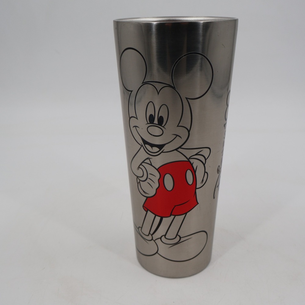 Starbucks Disney 100 Tumbler Unisex 24oz Silver Mickey Mouse Stainless Steel Cup